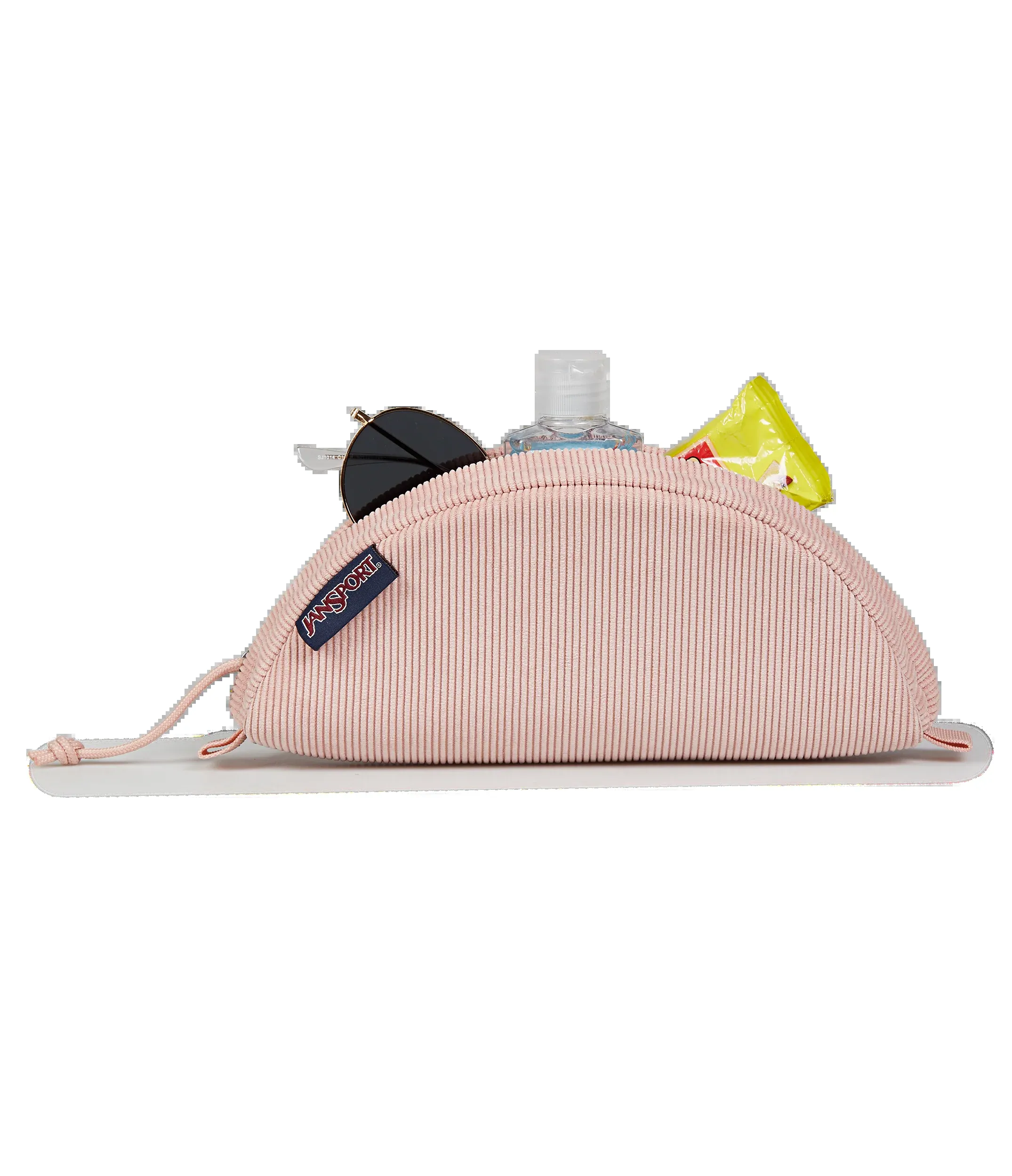 Luna Large Pouch - Mistig rosa korduroy